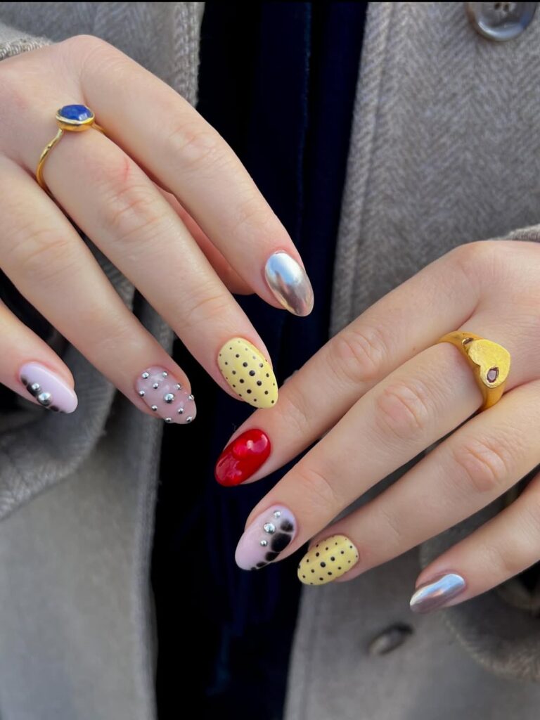 latest Spring Chrome Nails 2026