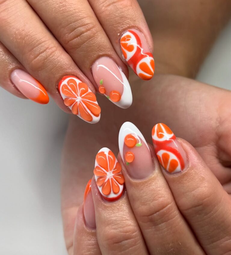 Orange Nails 2026 Ideas top 30