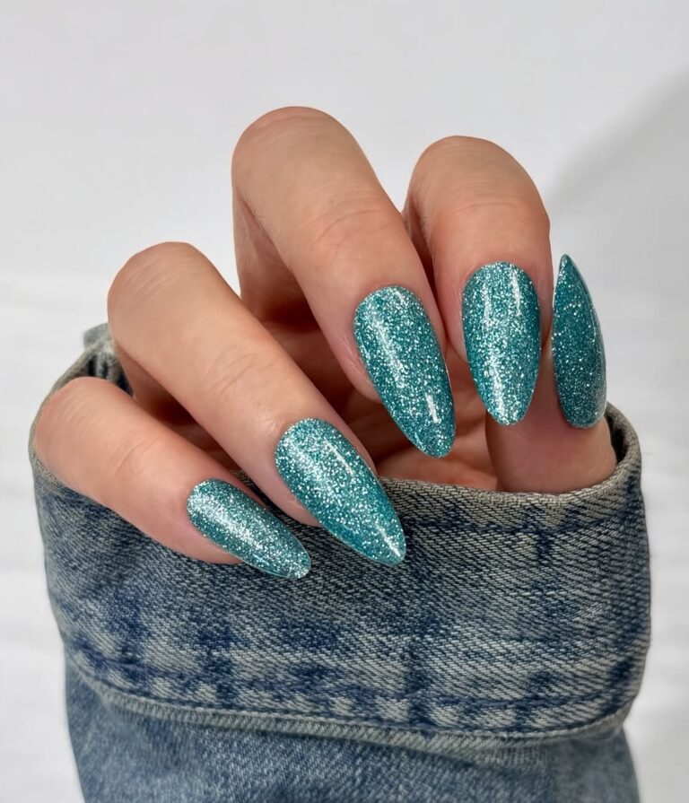 latest Teal Nails Ideas 2026